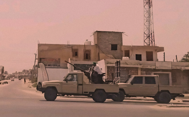 Armed clashes in the city of Al-Zawiya – Source: Social media