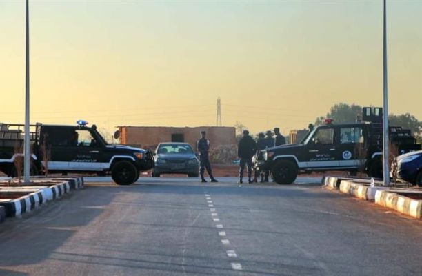 A checkpoint affiliated with the General Directorate of Security Operations, Benghazi, Libya – Image source social media.