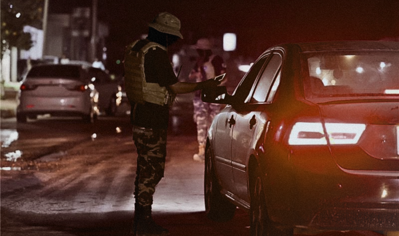 A security checkpoint belonging to a security agencies in Tripoli – Source: Social Media
