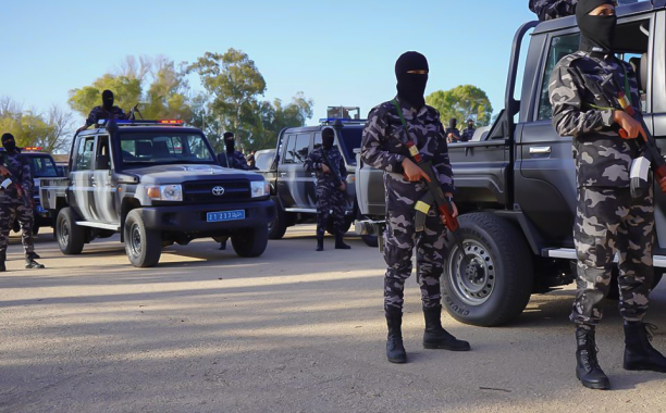 A gathering of a security group in Tripoli – Source Social Media