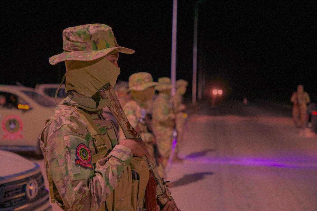 A security checkpoint belonging to one of the security agencies in Tripoli – Source Social media