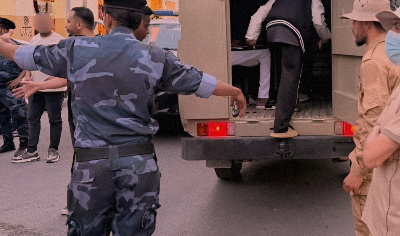 Arrest campaign targeting migrants in the city of Benghazi - Source: social media platforms