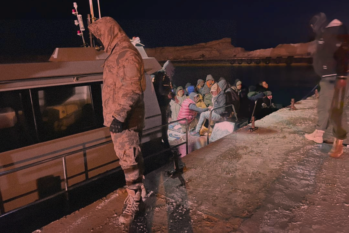 Migrants returned to a Libyan port after being intercepted at sea – Source: social media platforms.