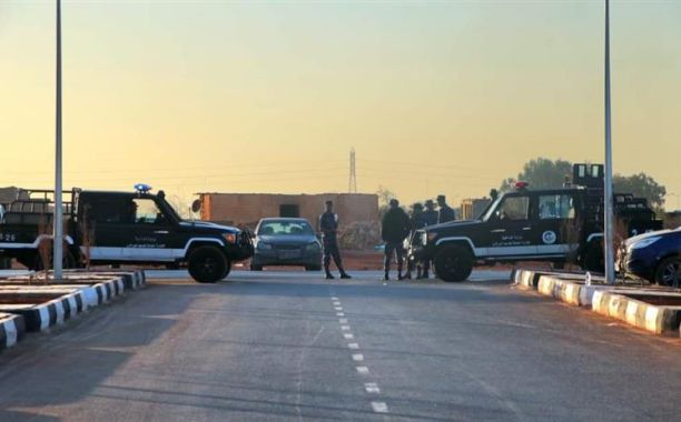 A checkpoint affiliated with the General Directorate of Security Operations, Benghazi, Libya – Image source social media.