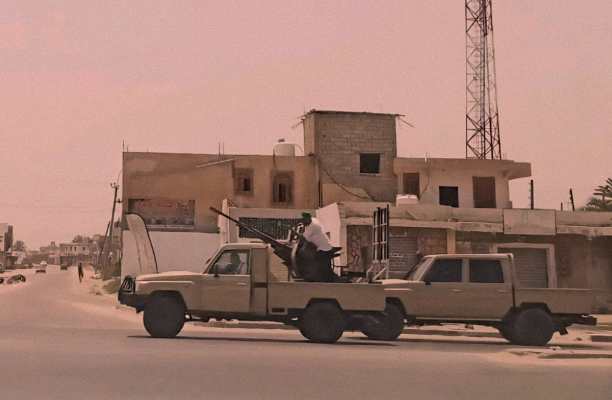Armed clashes in the city of Al-Zawiya – Source: Social media