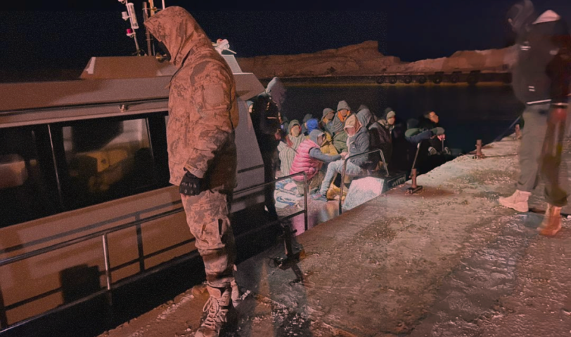 Migrants returned to a Libyan port after being intercepted at sea – Source: social media platforms.