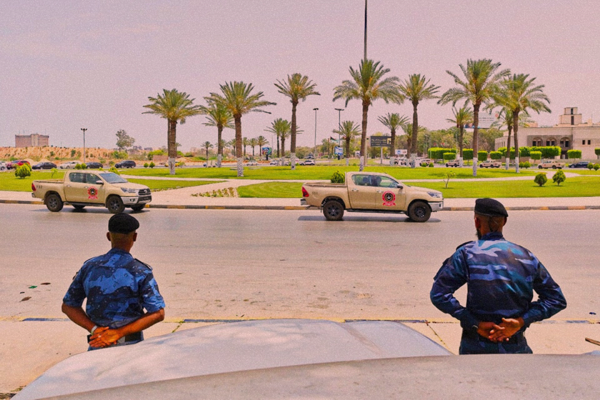 Security post of a security agency in Tripoli - Source: Social Media