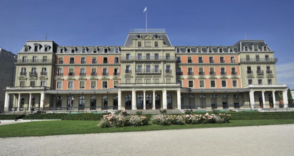 The headquarters of the United Nations High Commissioner for Human Rights in the historic Wilson Palace building, Geneva, Switzerland - by the United Nations website