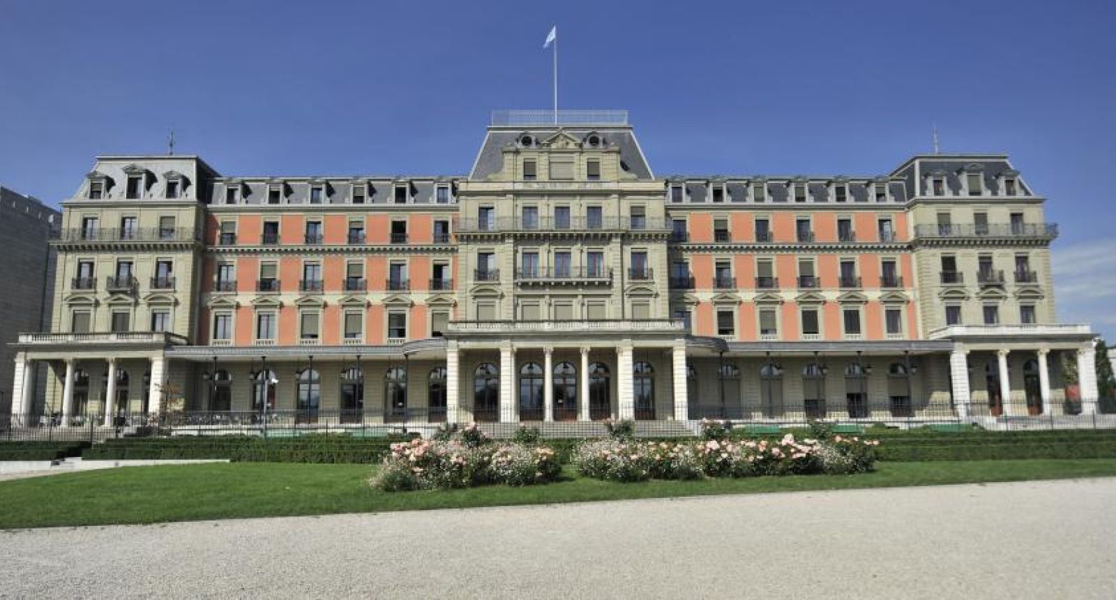 The headquarters of the United Nations High Commissioner for Human Rights in the historic Wilson Palace building, Geneva, Switzerland - by the United Nations website