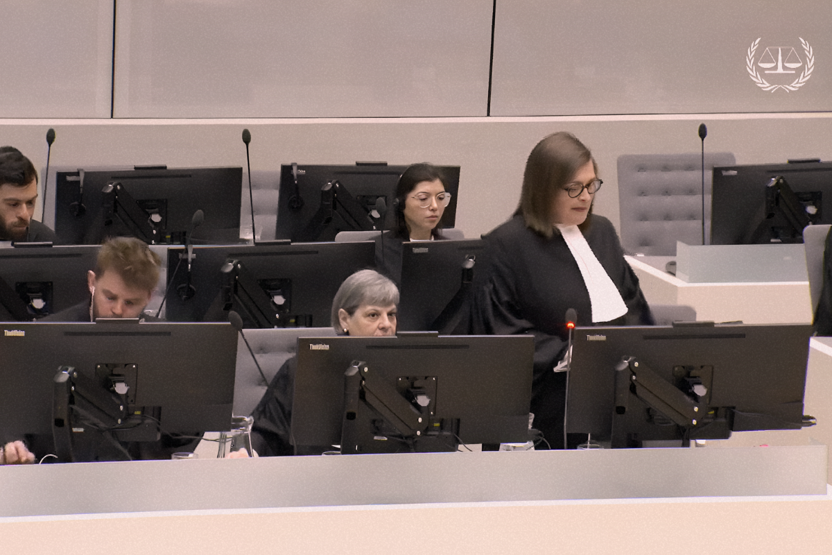Confirmation of Charges Hearing in the Case of Khaled El Hishri before the International Criminal Court - Source: ICC video recording