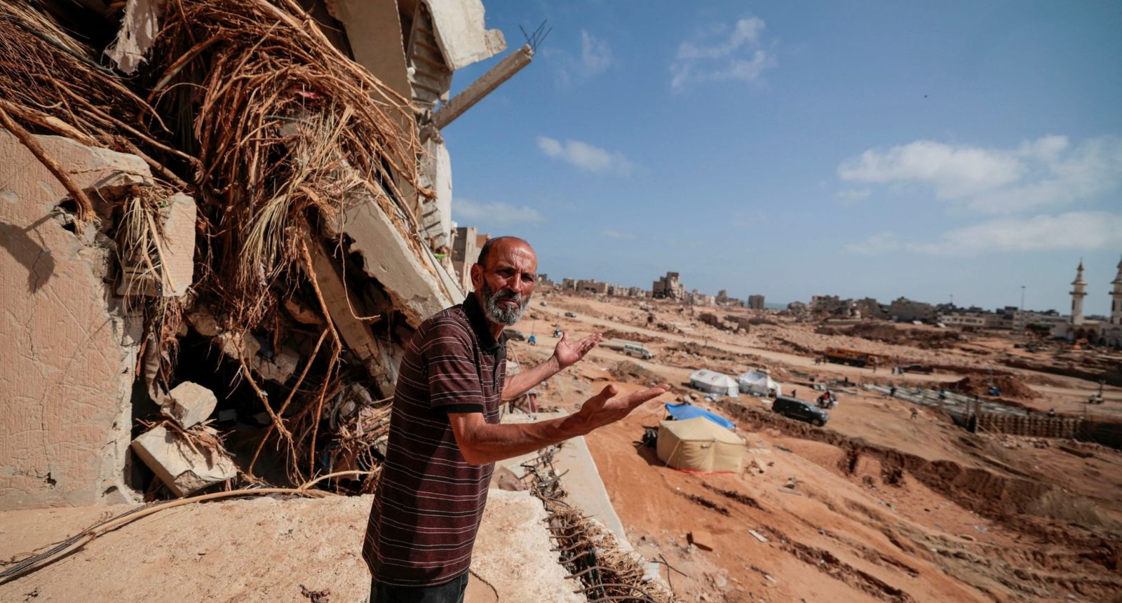 Derna after the floods - image source from social media