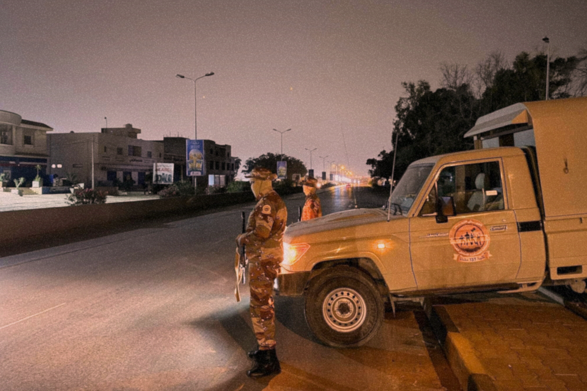 A security checkpoint belonging to one of the security agencies in Tripoli - Source: Social Media