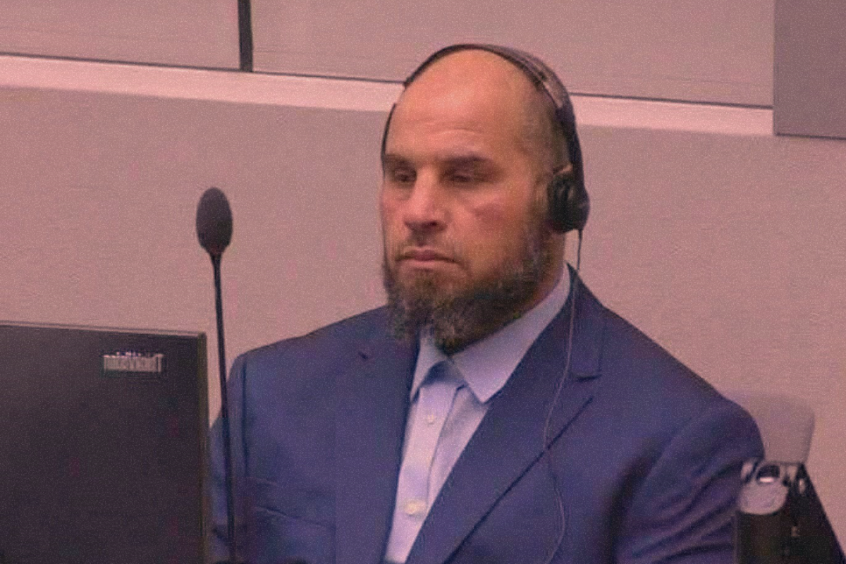 The first appearance of Khaled El-Hishri (“Al-Bouti”) before the International Criminal Court – Source: ICC