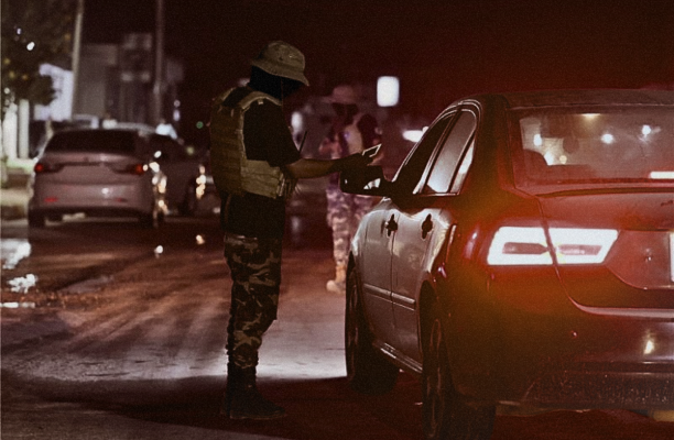 A security checkpoint belonging to a security agencies in Tripoli – Source: Social Media