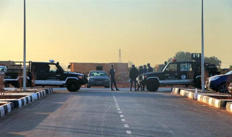 A checkpoint affiliated with the General Directorate of Security Operations, Benghazi, Libya – Image source social media.