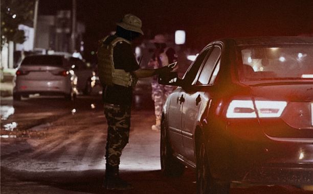 A security checkpoint belonging to a security agencies in Tripoli – Source: Social Media