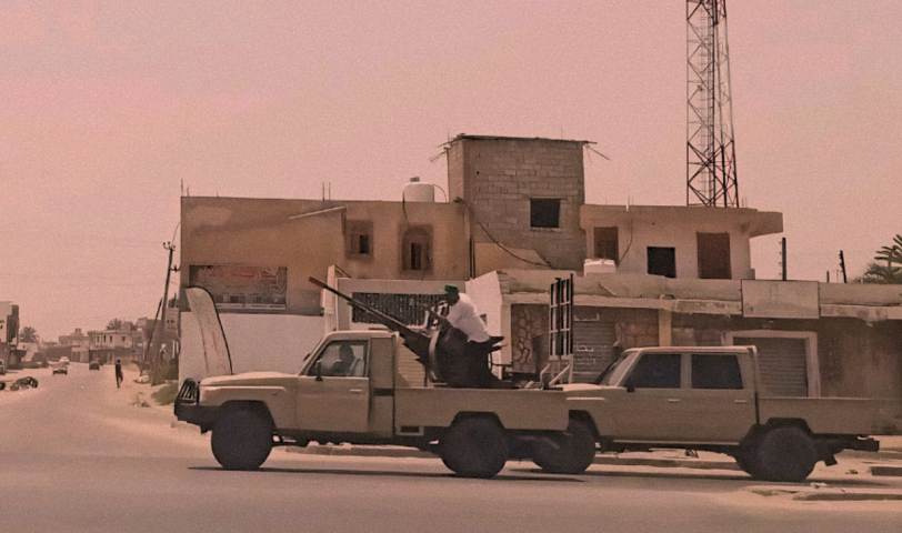 Armed clashes in the city of Al-Zawiya – Source: Social media
