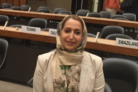 سهام سرقيوة - نائبة في البرلمان الليبي - المصدر - مواقع التواصل الاجتماعي