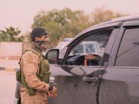 نقطة تفتيش أمنية تابعة لإحدى الأجهزة الأمنية في طرابلس – المصدر وسائل التواصل الاجتماعي