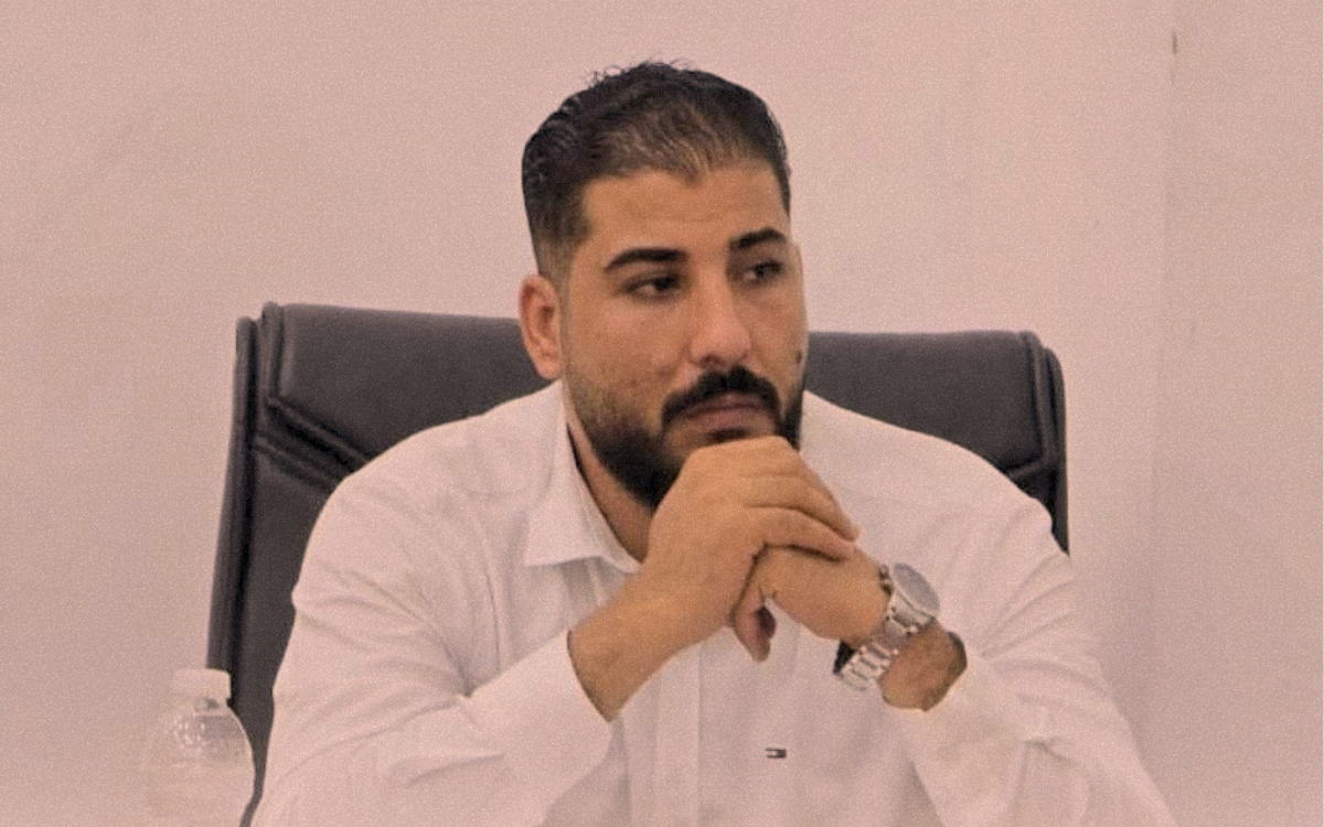علي ناصر أبورزيزة (34 عامًا) رئيس المجلس المحلي للشباب في الخمس - المصدر: مواقع التواصل الاجتماعي