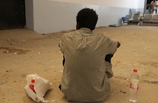صورة أرشيفية لمهاجر في ليبيا - مصدر الصورة UNSMIL