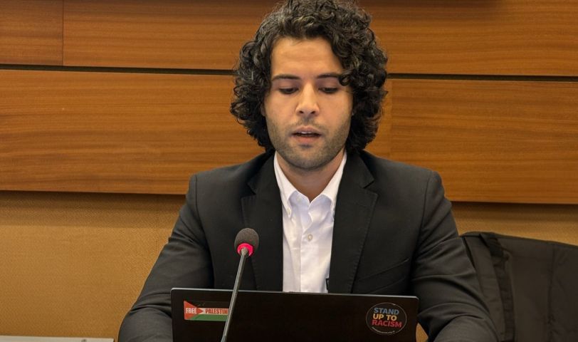 ممثل رصد يقدم مداخلة شفوية في الجلسة التمهيدية 50 للاستعراض الدولي الشامل