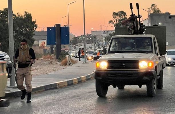 صورة أرشيفية لمجموعة مسلحة في ليبيا - المصدر Getty Images