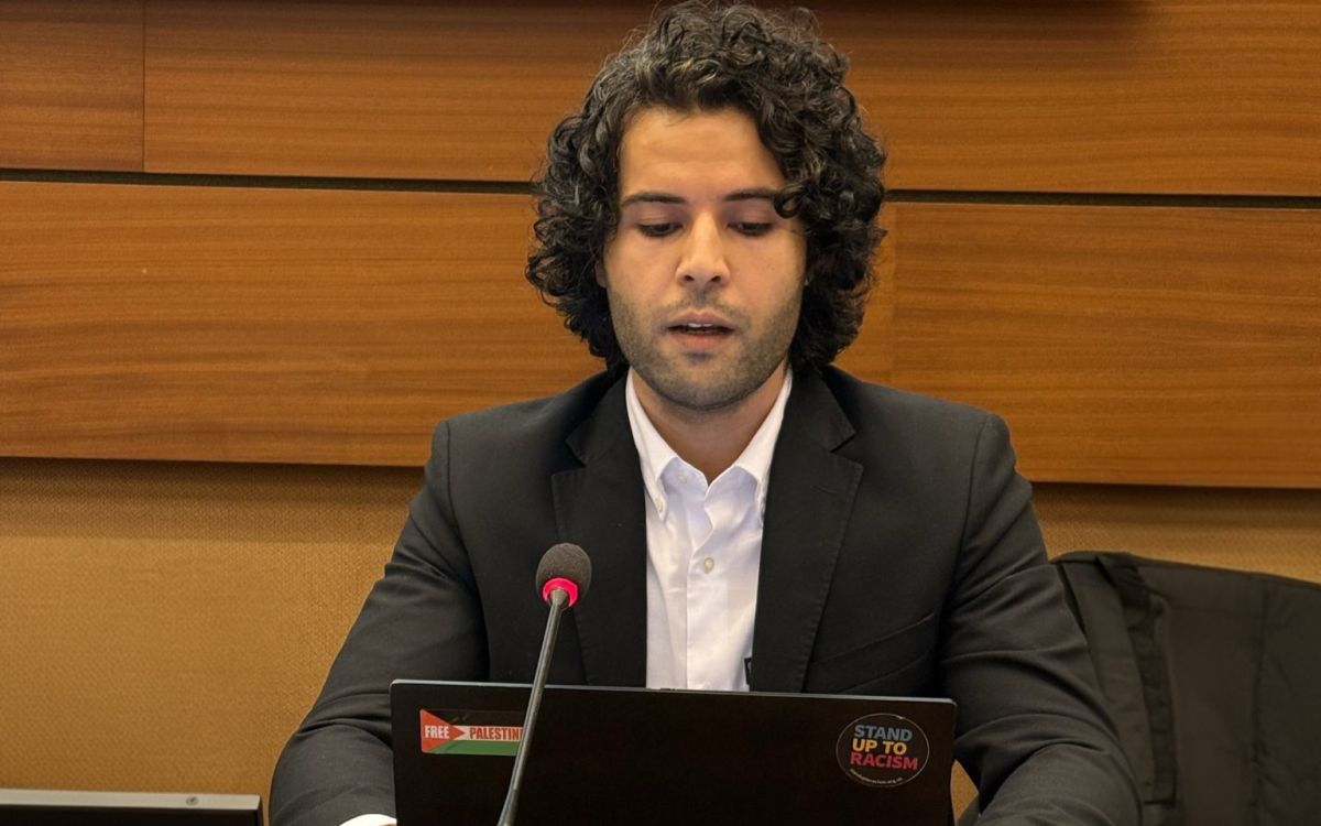 ممثل رصد يقدم مداخلة شفوية في الجلسة التمهيدية 50 للاستعراض الدولي الشامل