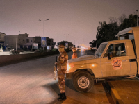 نقطة تفتيش أمنية تابعة لإحدى الأجهزة الأمنية في طرابلس - المصدر: منصات التواصل الاجتماعي