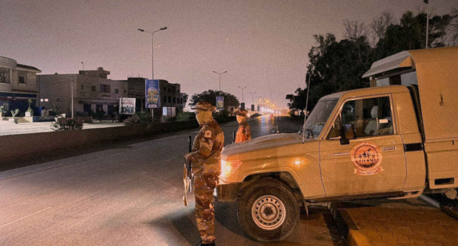 نقطة تفتيش أمنية تابعة لإحدى الأجهزة الأمنية في طرابلس - المصدر: منصات التواصل الاجتماعي