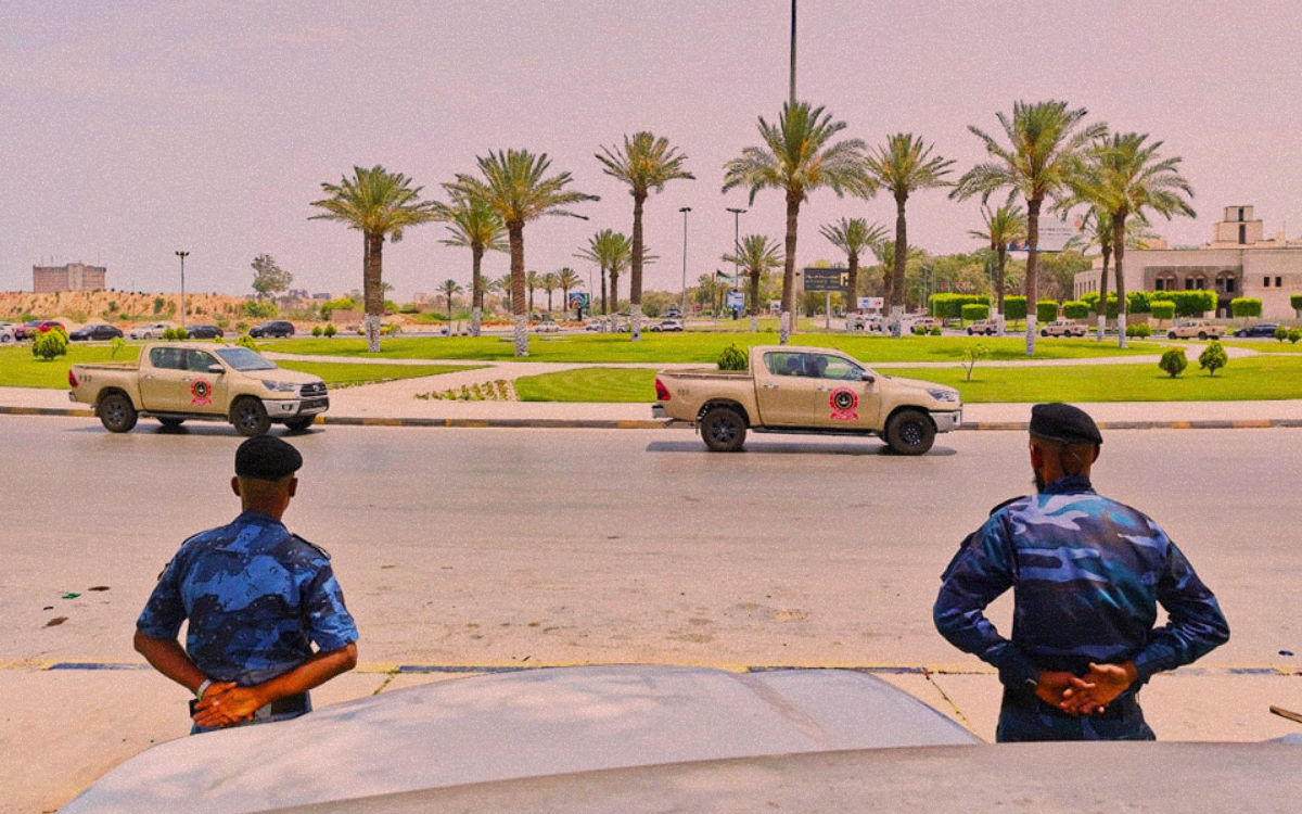 تمركز أمني لأحد الأجهزة الأمنية في طرابلس - المصدر: مواقع التواصل الاجتماعي