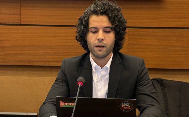 ممثل رصد يقدم مداخلة شفوية في الجلسة التمهيدية 50 للاستعراض الدولي الشامل