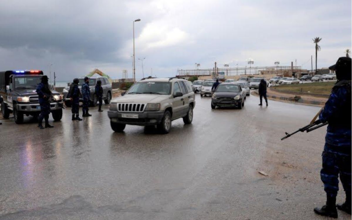 صورة أرشيفية لاستيقاف أمني في ليبيا