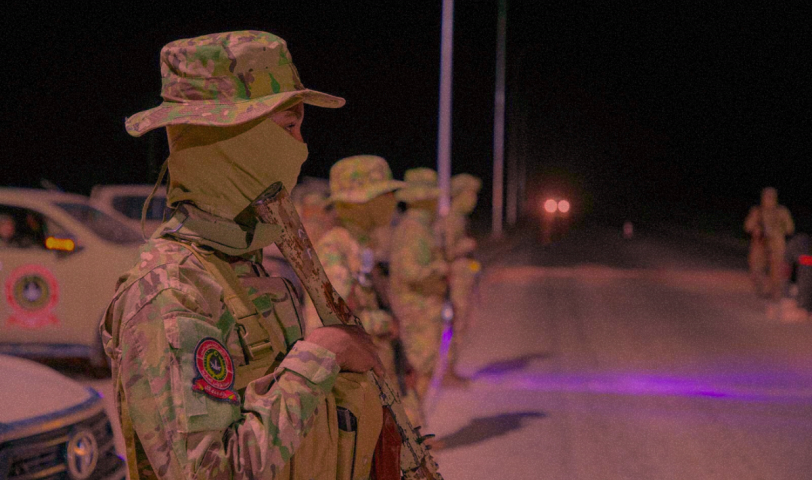 تمركز أمني لأحد الأجهزة الأمنية في طرابلس – المصدر مواقع التواصل الاجتماعي